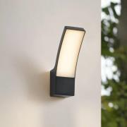 Lindby LED-ulkoseinävalaisin Ilvita, antrasiitti, metalli, IP54