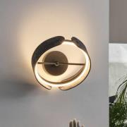 OSRAM LED-seinävalaisin Decor Curve Felt, harmaa, huopa, 3 000 K