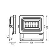OSRAM LED-kohdevalaisin Floodlight EA, 5 W, IP65, musta, alumiini