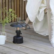 Markslöjd LED-akkupöytävalaisin Fanos, musta, himmennettävä, IP44