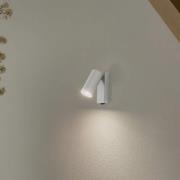 Seinäkohdevalaisin FOURTY, vaaleanharmaa, korkeus 17 cm, metalli, GU10