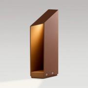 MARSET LED-pollarilamppu Domus, korkeus 37 cm, ruosteenvärinen alumiin...