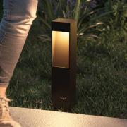 Calex LED-pollarivalaisin Terni, musta alumiini, IP65