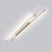 Helestra LED-kattovalaisin LEDA, ruskea, pituus 150 cm, himmennettävä