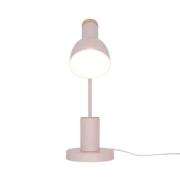 Pöytävalaisin Devone, pölyinen vaaleanpunainen, korkeus 43 cm, metalli