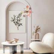 Lattiavalaisin Explosion, lasi, pastellivärit, kromi, G9