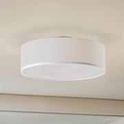 Lindby kattovalaisin Sebatin, Ø 40 cm, valkoinen, kangas, E27