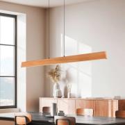 LED-riippuvalaisin Edgewood, pituus 150 cm, puunvärinen puu, CCT