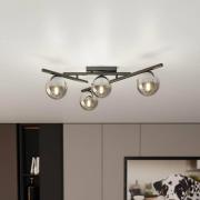 Kattovalaisin Smart, musta/grafiitti, 4-lamppuinen