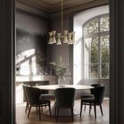 Stilnovo Megafono-riippuvalo, Ø 100 cm, norsunluunvärinen