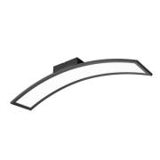 LED-kattovalaisin Sigma, musta, 3 000 K, 2 600 lm, metalli