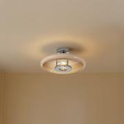 Lindby kattovalaisin Branford, retro, Ø 35 cm, beige, metalli