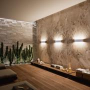 LED-seinävalaisin Satori, leveys 86,4 cm, valkoinen, 2700 K, alumiini