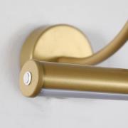 LED-akkuinen LED-seinävalaisin Vigo, kullanvärinen, leveys 30 cm, meta...