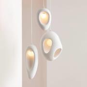 Kare Soul Dining -riippuvalaisin, valkoinen, kipsi, 53 cm, G9