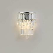 Empire seinävalaisin, kromi/kirkas kristallilasi, teräs, IP44