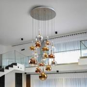 Charlize 16-lamppuinen LED-riippuvalaisin, himmennettävä, nelivärinen ...