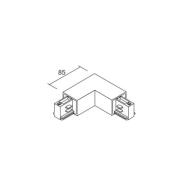 Ivela L-liitin LKM DALI valkoinen suojajohdin oikealla 3-vaiheinen