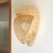 MARKET SET seinälamppu Coquillage, luonnonväri, 33 cm, rottinki