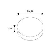 SLV koristerengas Noblo, pronssinvärinen, Ø 5 cm, muovi