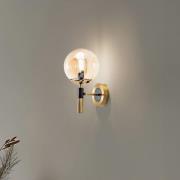 Seinävalaisin Natalia, kultainen, Ø 15 cm, lasi, E14