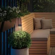 LED-akkuinen maapiikkivalo RIFFLE NANO, antrasiitti Ø 6 cm, 2 kpl:n sa...