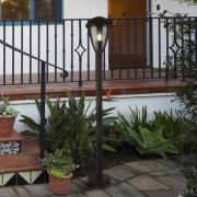 Pylväsvalaisin Bluebell, IP44, musta, korkeus 97 cm, metallia