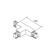 Ivela T-liitin LKM DALI valkoinen suojajohdin oikealla 3-vaiheinen