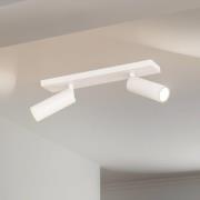 Arcchio kattokohdevalo Brinja Slim, valkoinen, 2-lamppuinen, GU10 MR11
