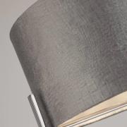 Kattovalaisin Kyran, harmaa, metalli, sametti, Ø 40 cm, E27