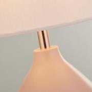 Pöytävalaisin Keisli, beige, tekstiili, 22 cm, E14