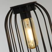 Solar-LED-terassivalaisin Tahoa, 35 cm, harmaa, rottinki, IP44