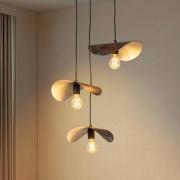 Riippuvalaisin Eger, 3-lamppuinen, musta, metalli, Ø 50 cm