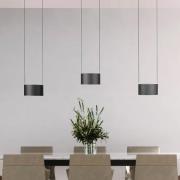 PURE LED-riippuvalaisin Clipse, harmaa, pituus 110 cm, CTT, 6-lamppuin...