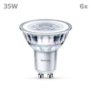 Philips LED-lamppu GU10 3.5W 275lm 840 kirkas 36° 6kpl 6kpl