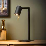 Lesley-työpöytälamppu, musta, korkeus 50 cm, metalli