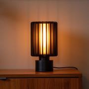 Lambres-pöytävalaisin, musta, korkeus 27 cm, metalli