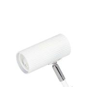 Globen Lighting klipsivalaisin Hubble, valkoinen