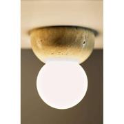 Globen Lighting Torrano 13 seinä-/kattovalaisin, IP44, beige