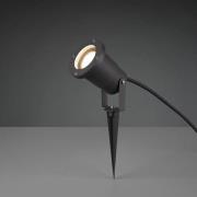 Maapiikkikohdevalo UBANGI, antrasiitti, metalli, IP65, GU10