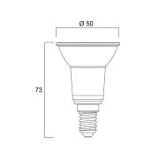LED-lamppu RETRO, PAR16, E14, 3,6 W, 840, 345 lm, 36°
