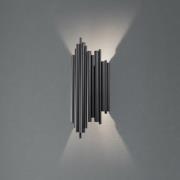 Seinävalaisin Reis, musta, metalli, korkeus 50 cm