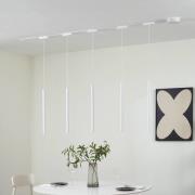 Kiskojärjestelmä 48V Lumaro, pendeli, loisteputki, 5-lamppuinen, valko...