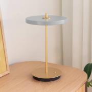 UMAGE LED-akkupöytävalaisin Asteria Move sumunharmaa/messinki 31 cm