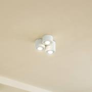 Lindby Alasvalo Jyla, 3-lamppuinen, mattavalkoinen, GX53