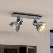 Industrial-kattovalaisin Barnstaple 2-lamppuinen