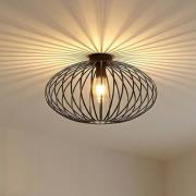 Lindby Maivi kattovalaisin, musta, 50 cm, rauta, häkki