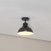 Sven kattovalaisin, 1-valaisin, musta, teräs, E27