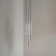 Riippuvalaisin Sopel Lux, 3-lamppuinen, pyöreä, musta/hopea, G9