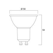 Sylvania LED-heijastin GU10 7W 3000K 36° 610 lm valkoinen